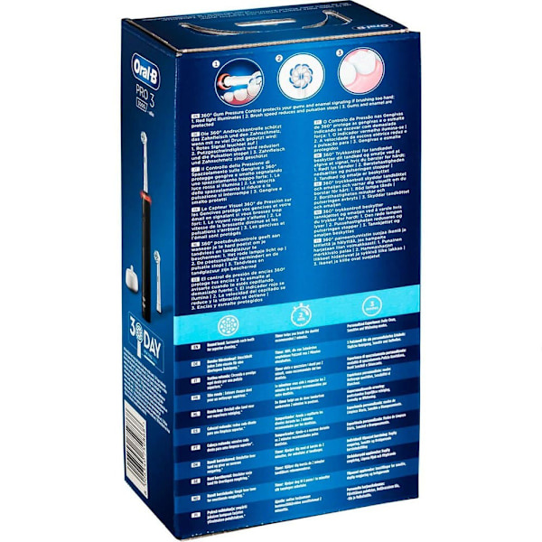 Oral-b Elektrisk Tandbørste Pro 3 3000 Sensitive Clean Jas22 Søvfarvet