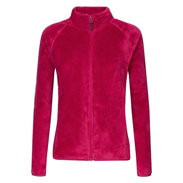 Rock Experience Full Dragkedja Fleece Polar Mock Neck Rosa L Kvinna
