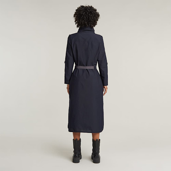 G-star Anorak Tunic Kjole Med Lange ærmer Sort XL Kvinde