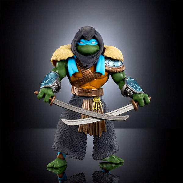 Mattel Motu X Tmnt: Turtles Of Grayskull Action Stealth Armor Leonardo 14 Cm Figur
