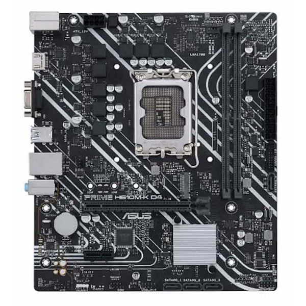 Asus Bundkort Prime H610m-k D4 Sort