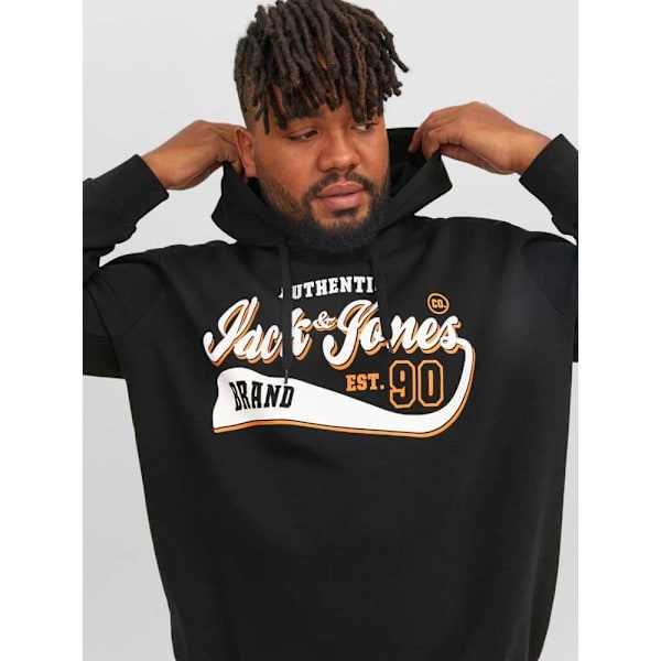Jack & Jones Luvtröja Logo 2 Col Plus Svart 3XL Man