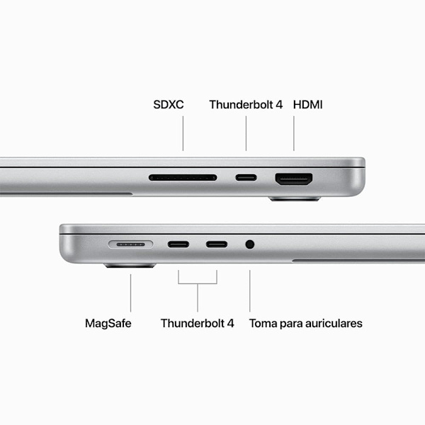 Apple Macbook Pro 14´´ M3 Pro Max 14cpu 30gpu/36gb/1tb Ssd Hopeinen Spanish QWERTY