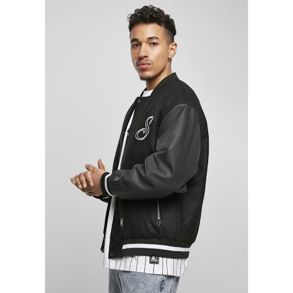Urban Classics Starter Script College Jakke Sort S Mand