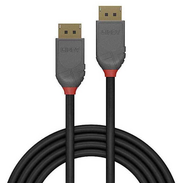 Lindy Displayport-kabel 902006400 15 M Sort