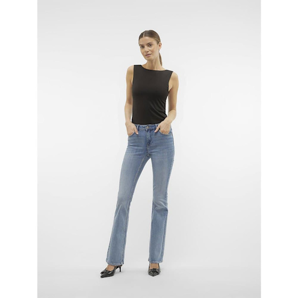 Vero Moda Flash Flared Fit Li371 Jeans Blå XS / 34 Kvinde