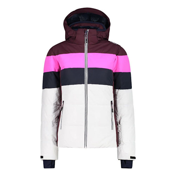 Cmp Jacka Zip Hood 32w0586 Vit,Rosa L Kvinna