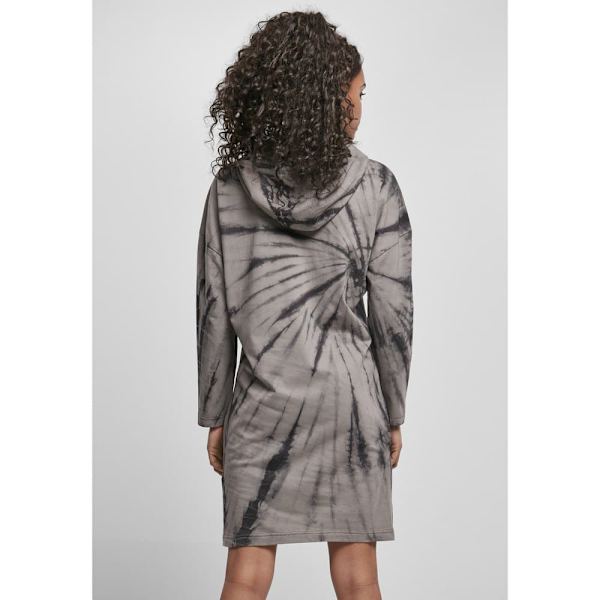 Urban Classics Oversized Hættekjole Tie-dye Sort S Kvinde