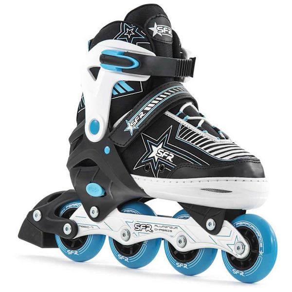 Sfr Skates Justerbara Inlines Pulsar Vit,Blå,Svart EU 35 1/2-39 1/2