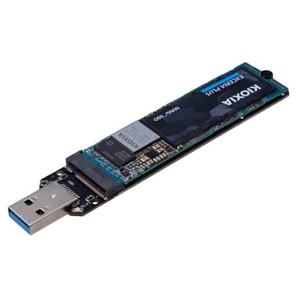Euroconnex Nvme Til Usb-a Usb302 3.0 Adapter Sort