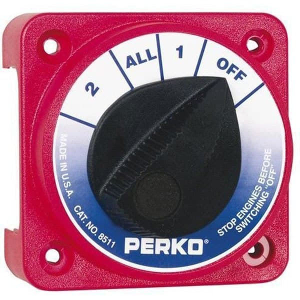 Perko Akun Kytkin Compact Punainen