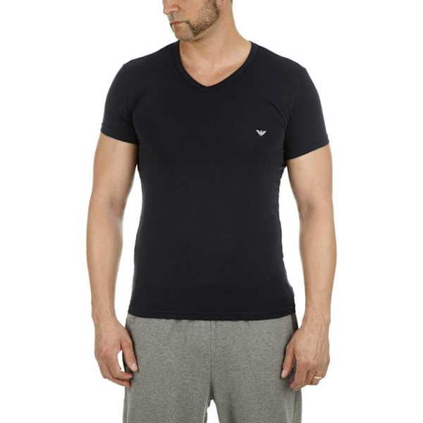 Emporio Armani 111512 Cc717 Lyhythihainen V-aukkoinen T-paita Harmaa M Mies