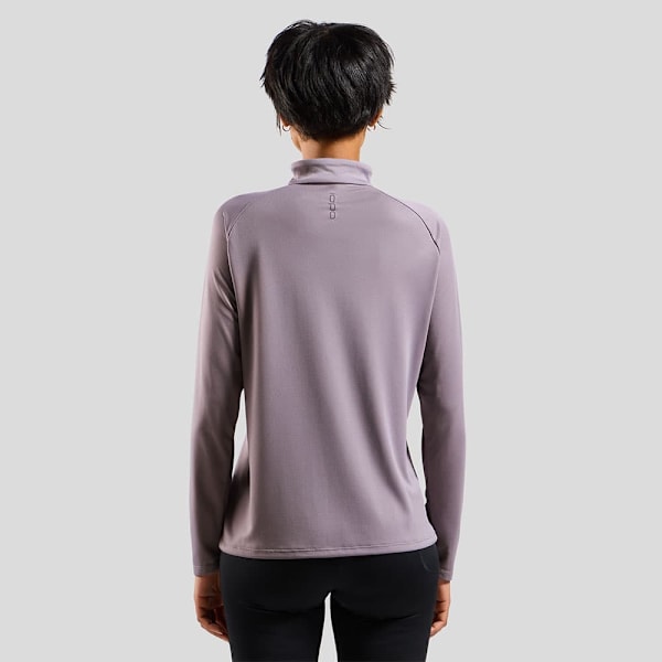 Odlo Essential Ceramiwarm Halv Lynlås Sweatshirt  XS Kvinde