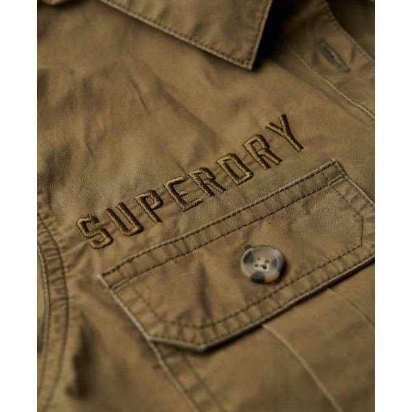 Superdry Military Päällyspaita Ruskea S Nainen