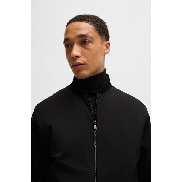 Boss H-skiles 59 10266451 Sweatshirt Med Lynlås Sort L Mand
