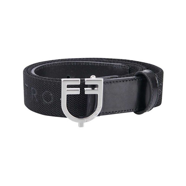 Equestro Elastic Fibbia Logo Bälte  110 cm
