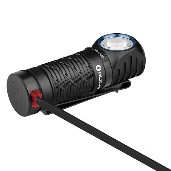 Olight Rød Led Lommelygte Perun 2 Mini Sort 1100 Lumens