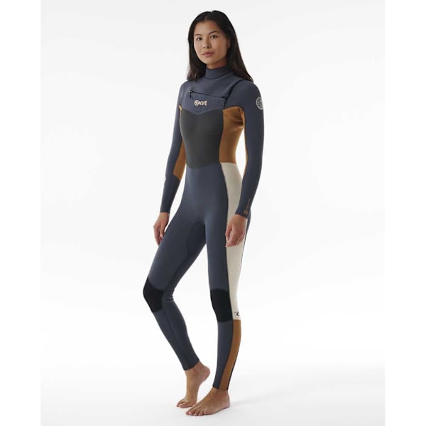 Rip Curl Langærmet Neoprendragt Med Brystlynlås Dawn Patrol 3/2 Mm Sort 4
