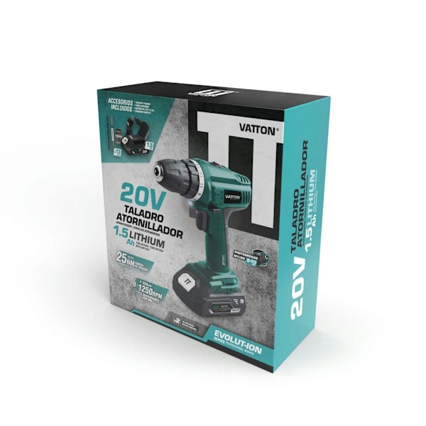 Vatton Boremaskine 1 Batteri 1.5ah 20v