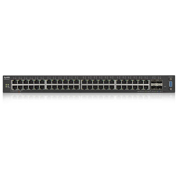 Zyxel Lykkedes Gbe L2 48 Havn 4x10g Sort