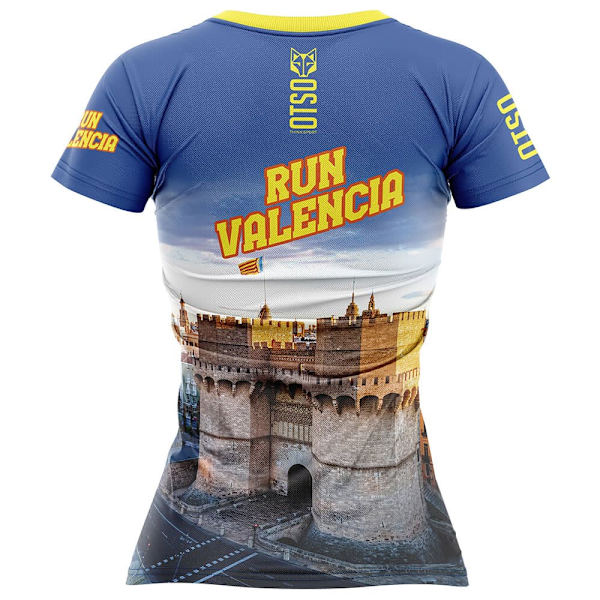 Otso Run Valencia 2024 T-shirt Med Korte ærmer  L Kvinde