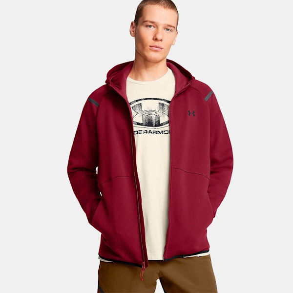 Under Armour Unstoppable Fleece Eu Kokovetoketjullinen Collegepaita  XL / Regular Mies