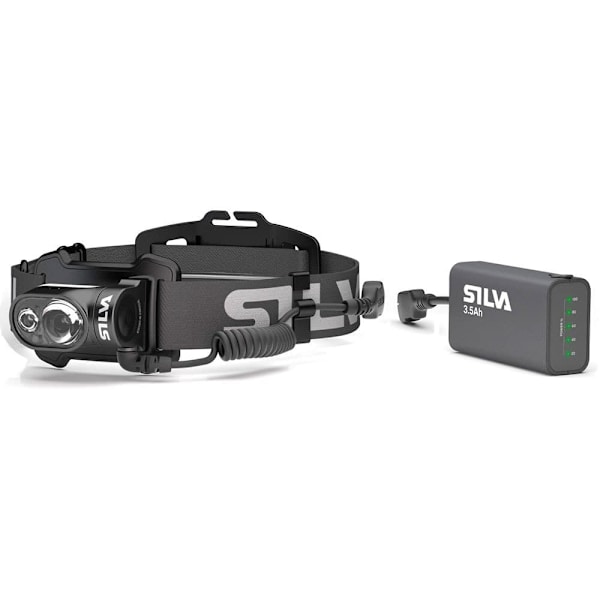 Silva Forlygte Cross Trail 7xt Sort 600 Lumens