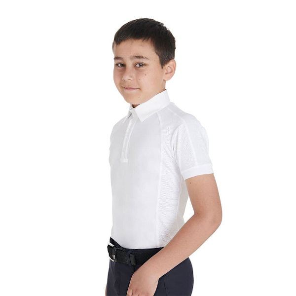 Equestro Kortärmad Polo Buttons 1/2 Mesh  10 Years