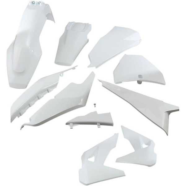 Ufo Husqvarna Tc 125/250 21 Hukit622f@999 Plastikkit Hvid
