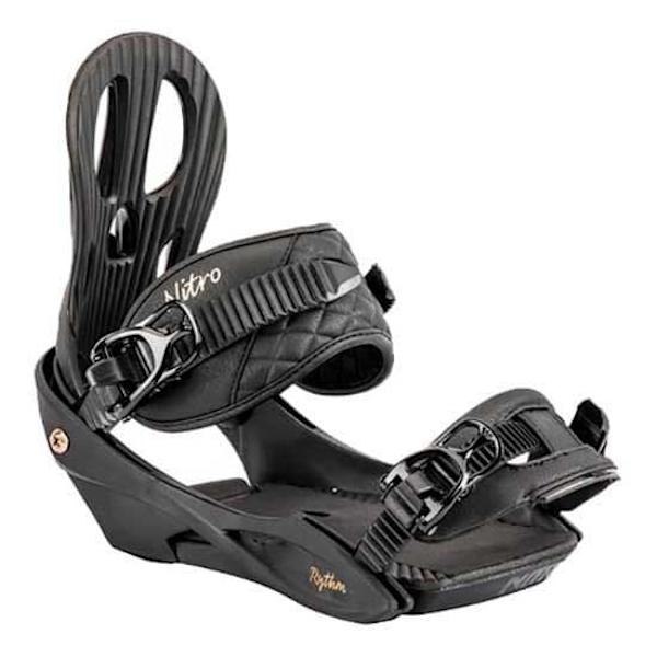 Nitro Kvinde Snowboard Bindinger Rythm Sort S