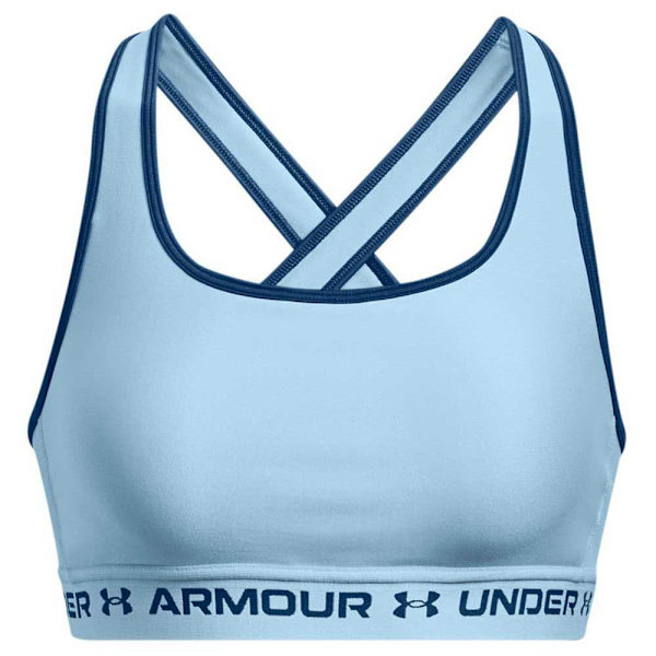 Under Armour Sport Top Medium Support Crossback Blå L Kvinna