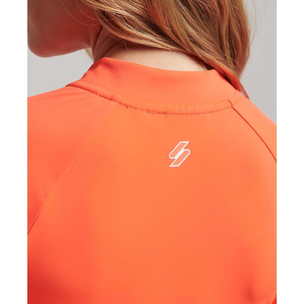 Superdry Kjole Code Sl Bodycon Orange XS Kvinde