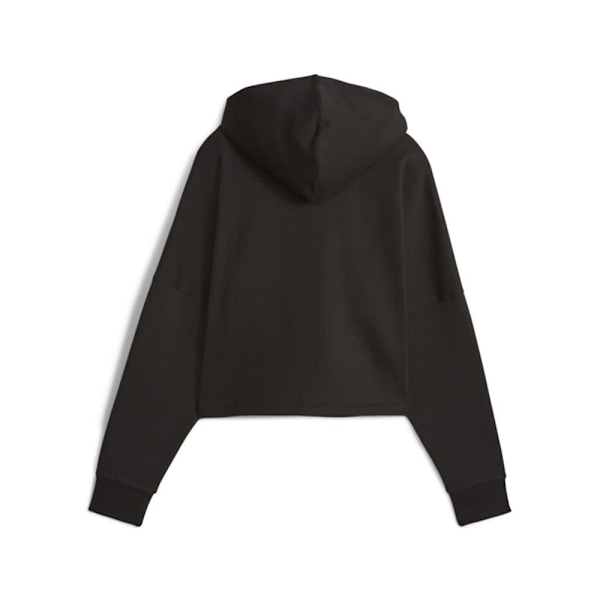 Puma Hættetrøje Ess Logo Cropped Sort 5-6 Years Pige