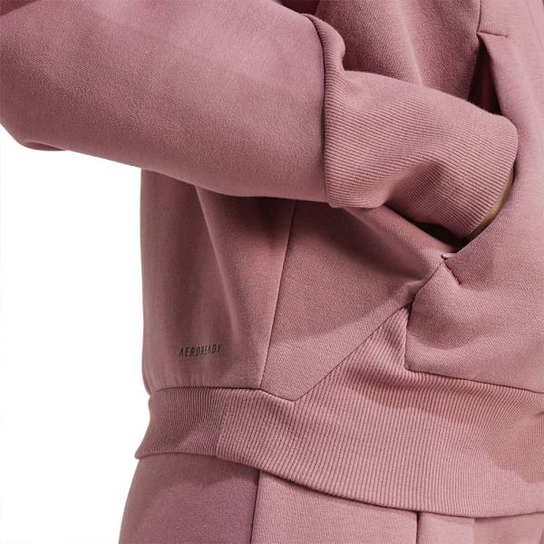 Adidas Z.n.e. Sweatshirt Med Dragkedja Rosa S / Regular Kvinna