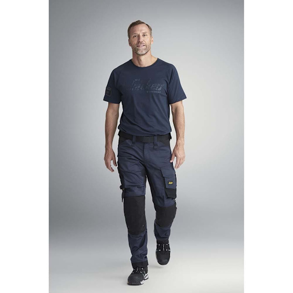 Snickers Workwear Pitkät Joustavat Housut Allroundwork Harmaa 44