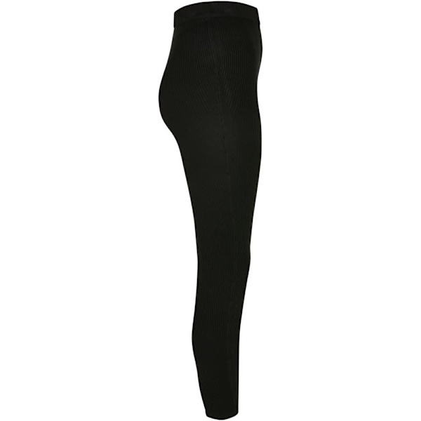 Urban Classics Knit Korte Leggings Sort 4XL Kvinde