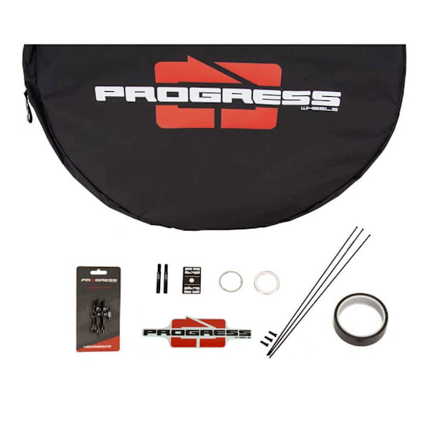 Progress E-allroad 700c 6b Disc Tubeless Hjulsæt Søvfarvet 12 x 100 / 12 x 142 mm / Shimano/Sram HG