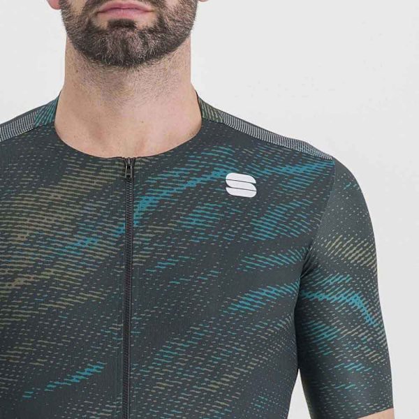 Sportful Kortärmad Tröja Cliff Supergiara Grönt,Grå M Man