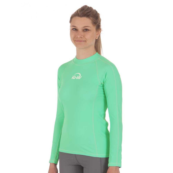 Iq-uv Paita Slim Fit Pitkähihainen Nainen Uv Aqua Vihreä S