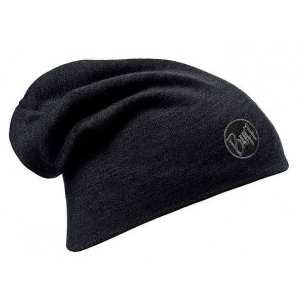 Buff ® Beanie Heavy Merino Wool Sort  Kvinde