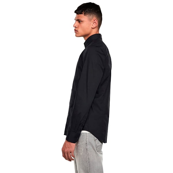 G-star Lang Ærmet Skjorte Dressed Super Slim Sort S Mand