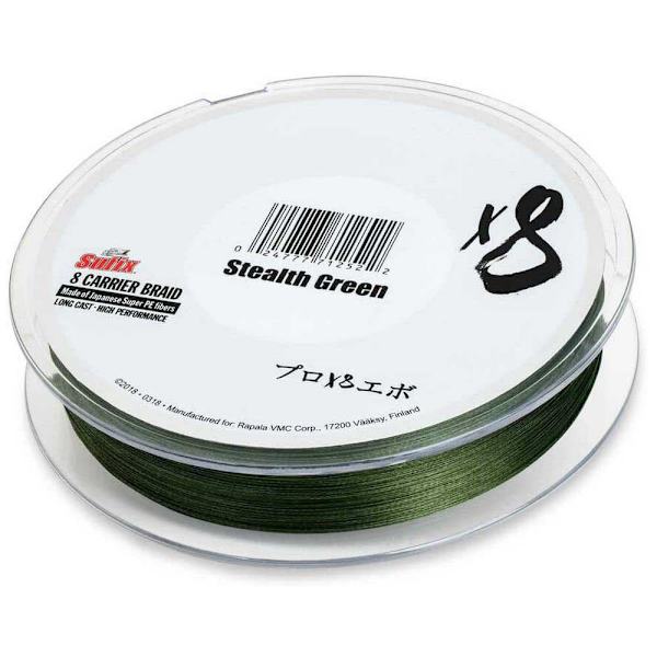 Sufix X 8 300 M Linje 300 M Grøn 0.165 mm