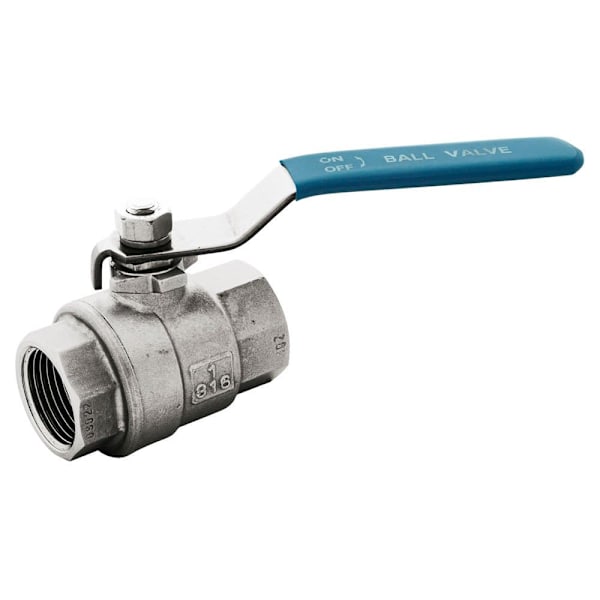 U.k Sumar Marine Equipment Kugleventil I Rustfrit Stål Søvfarvet 3/4´´