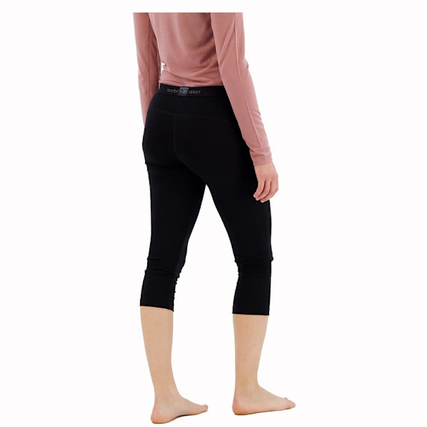 Icebreaker 200 Oasis Legless Merino 3/4 Leggings Sort XS Kvinde
