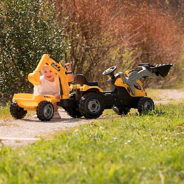 Smoby Traktor Med Teew Builder Max Silver