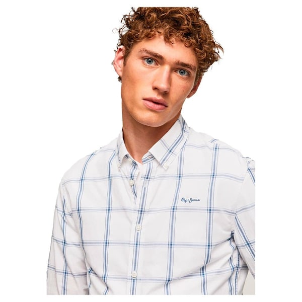 Pepe Jeans Lang ærmet Skjorte Lorian Beige L Mand