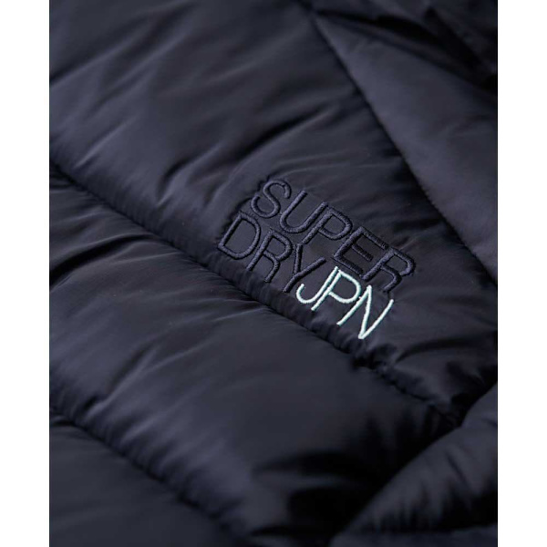 Superdry Fuji Padded Jakke Blå M Kvinde