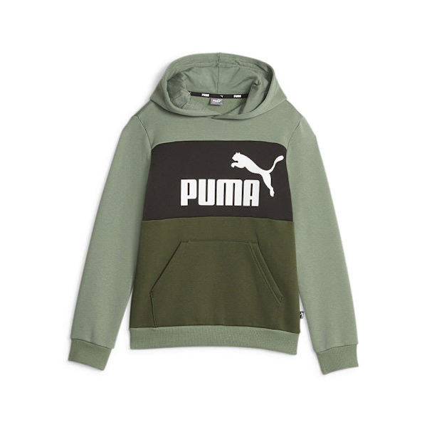 Puma Luvtröja Ess Block Fl Grönt 9-10 Years Pojke