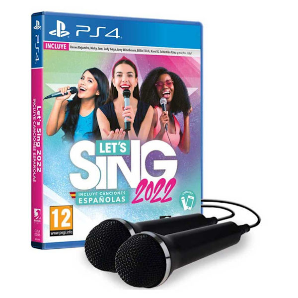 Playstation Games Ps4 Lets Sing 2022 Flerfärgad