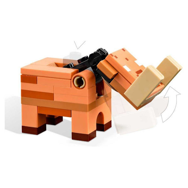 Lego Bagholdet På Portal Konstruktion Spil Nether